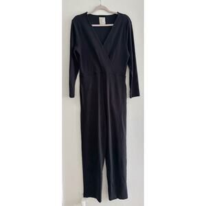 For Days Black Long Sleeve Full Length Jumpsuit Medium